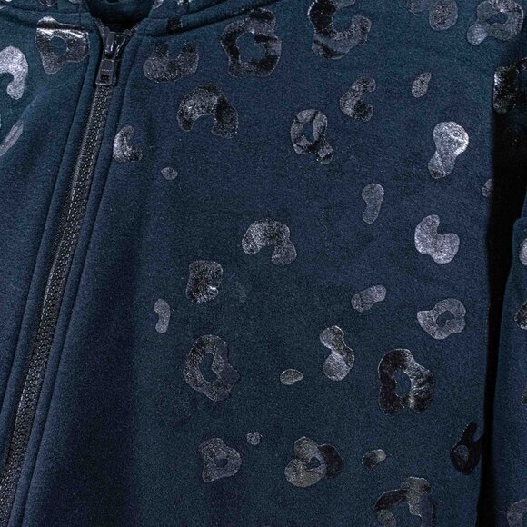 Jeremy Scott Adidas Leopard Full Zip Hoodie Sweatshirt Paws Tail Medium Designer - Picture 3 of 16